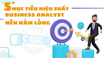 5+ mục tiêu hiệu suất Business Analyst nên nằm lòng