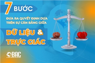 7 bước đưa ra quyết định dựa vào sự cân bằng giữa trực giác và dữ liệu