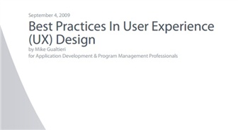 Best Practices In User Experience (UX) Design