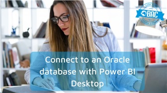 Kết nối cơ sở dữ liệu Oracle với Power BI Desktop