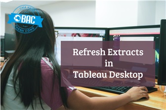 Làm mới các trích xuất trong Tableau Desktop