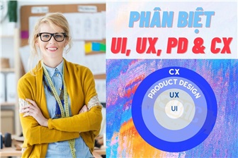 Phân biệt giữa UI, UX, Product và CX Design