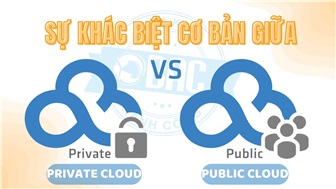Sự khác biệt cơ bản giữa Public Cloud và Private Cloud