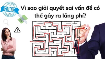 Vì sao giải quyết sai vấn đề có thể gây ra lãng phí?